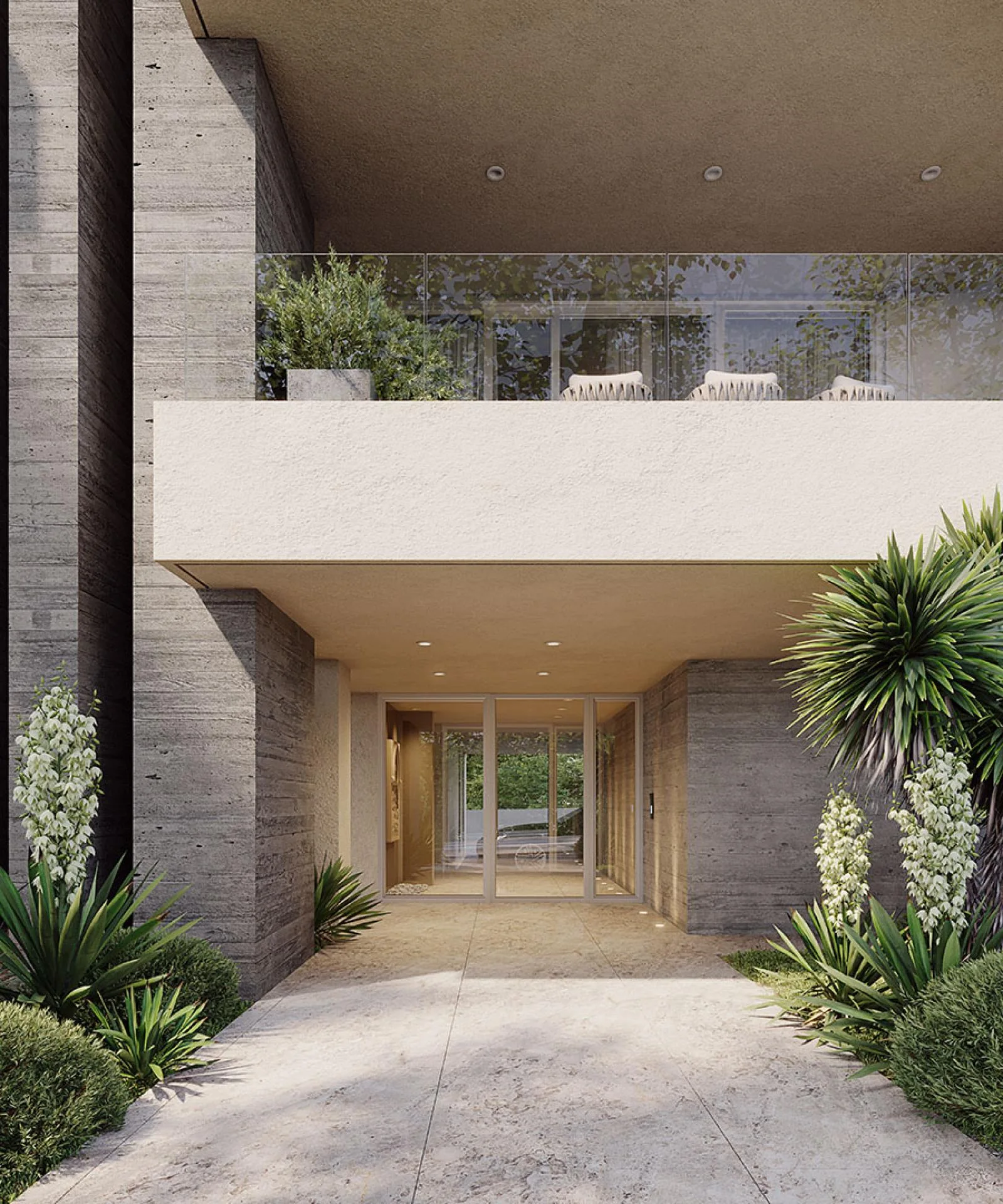 Hilltop Residences Agioi Omologites Nicosia entrance