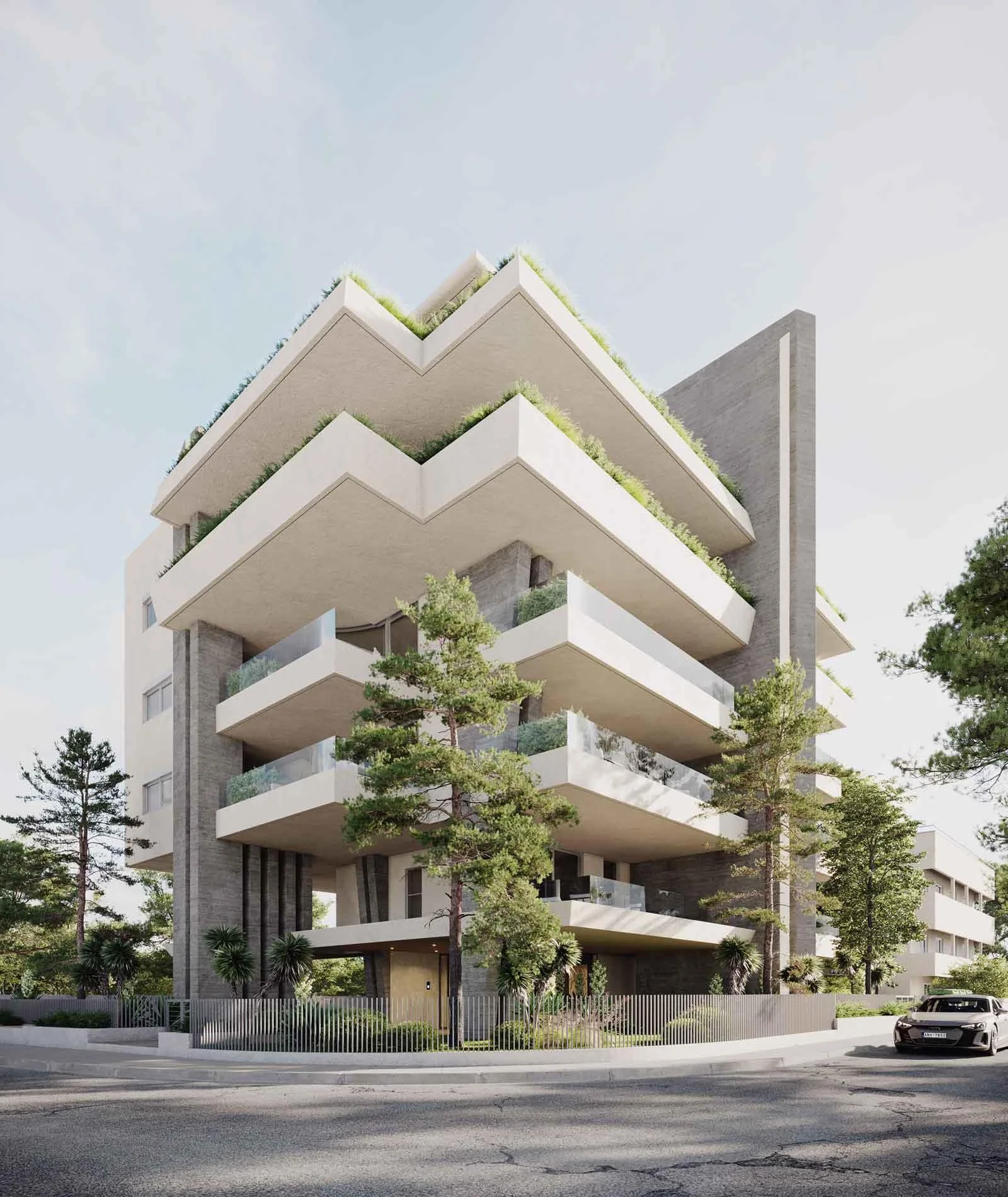Oak Tree Residences Engomi Nicosia North West View