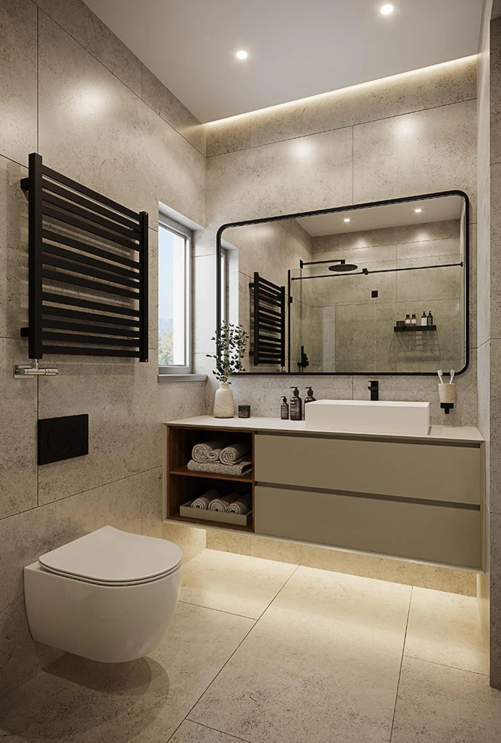 Hilltop Residences penthouse bathroom
