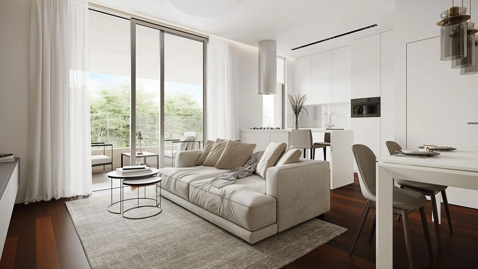 Hilltop Residences 1 bedroom living room