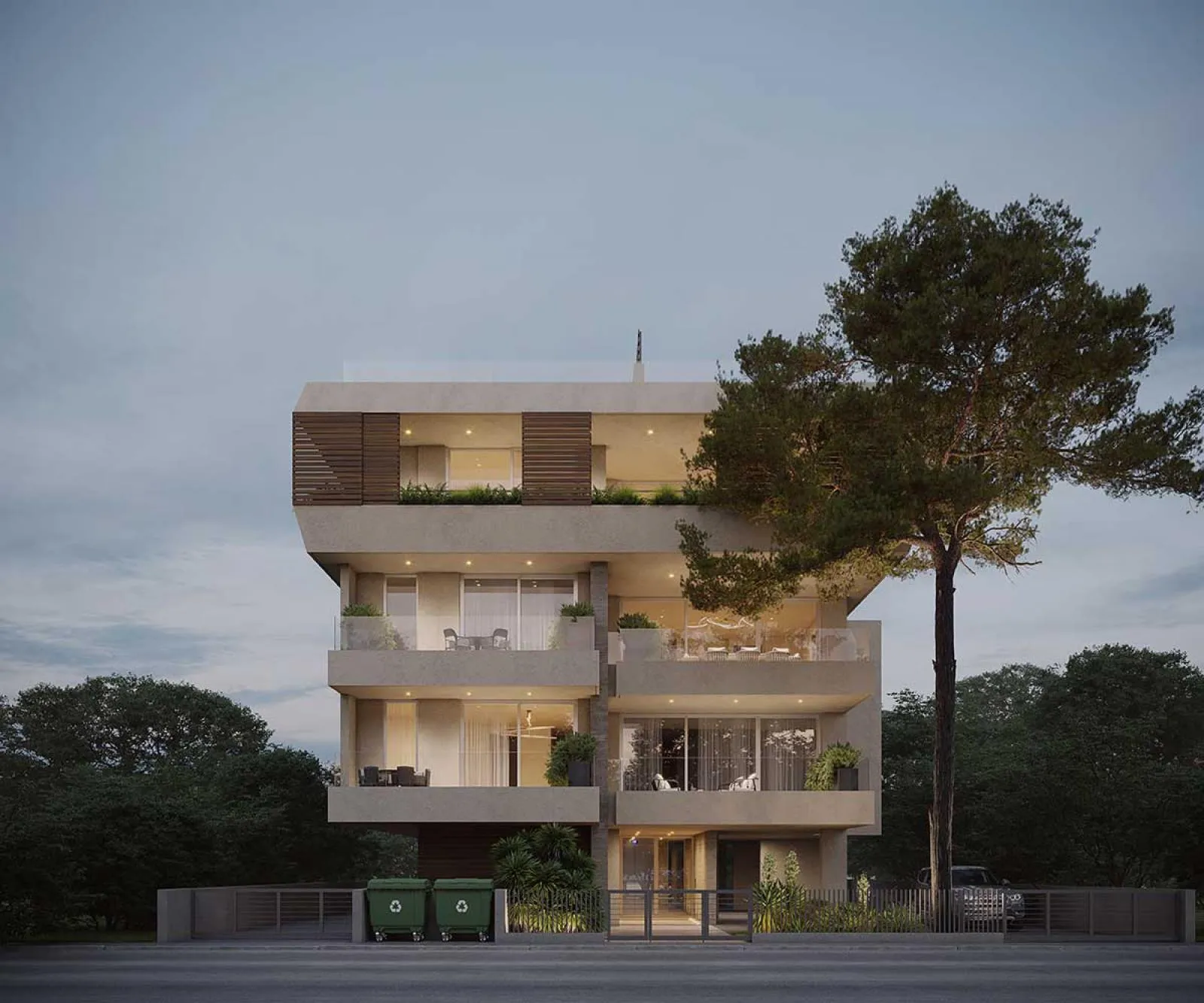 Pinewood Residences Engomi Nicosia West View