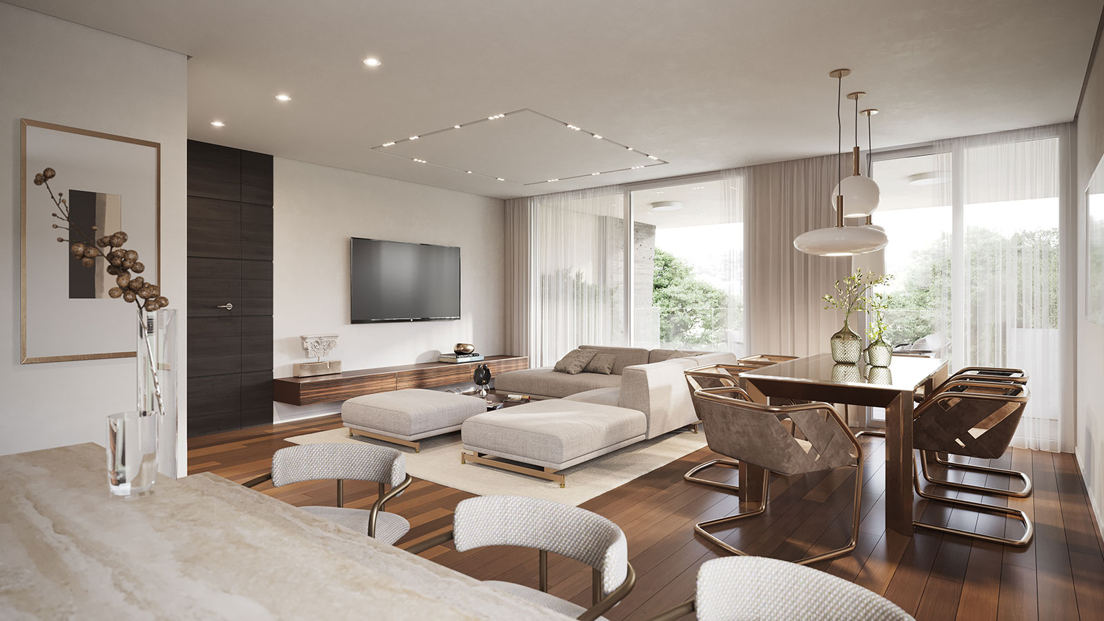 Riverwalk residences 2 bedroom apartment interior