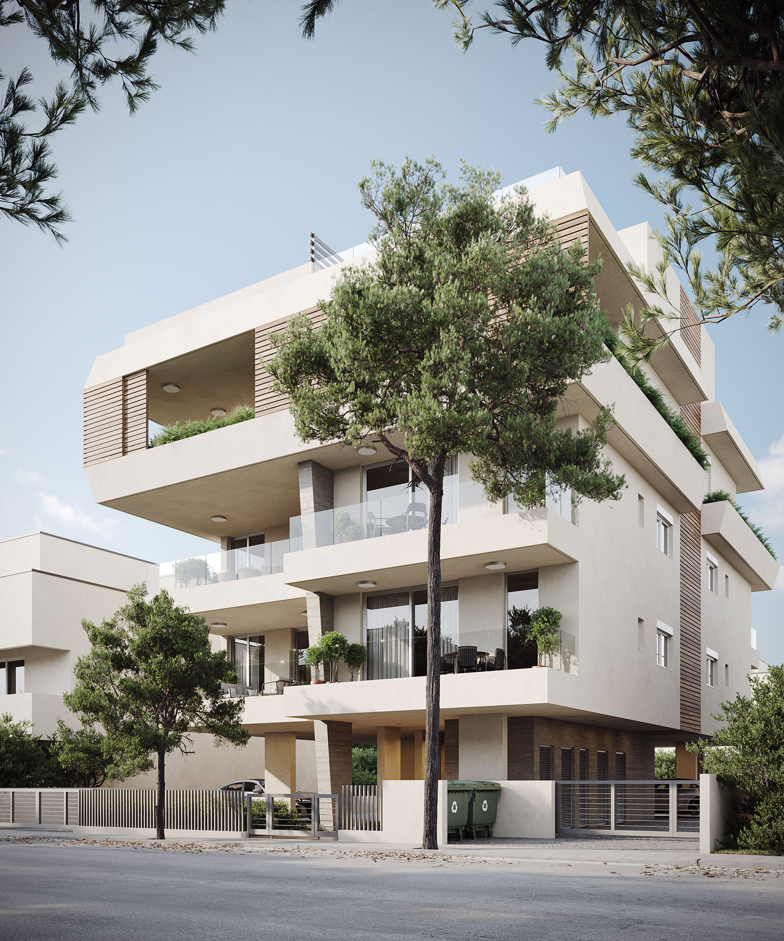 Riverwalk residences building exterior east