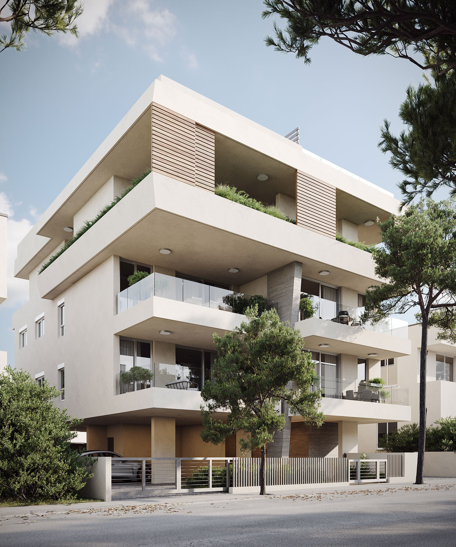 Riverwalk residences building exterior