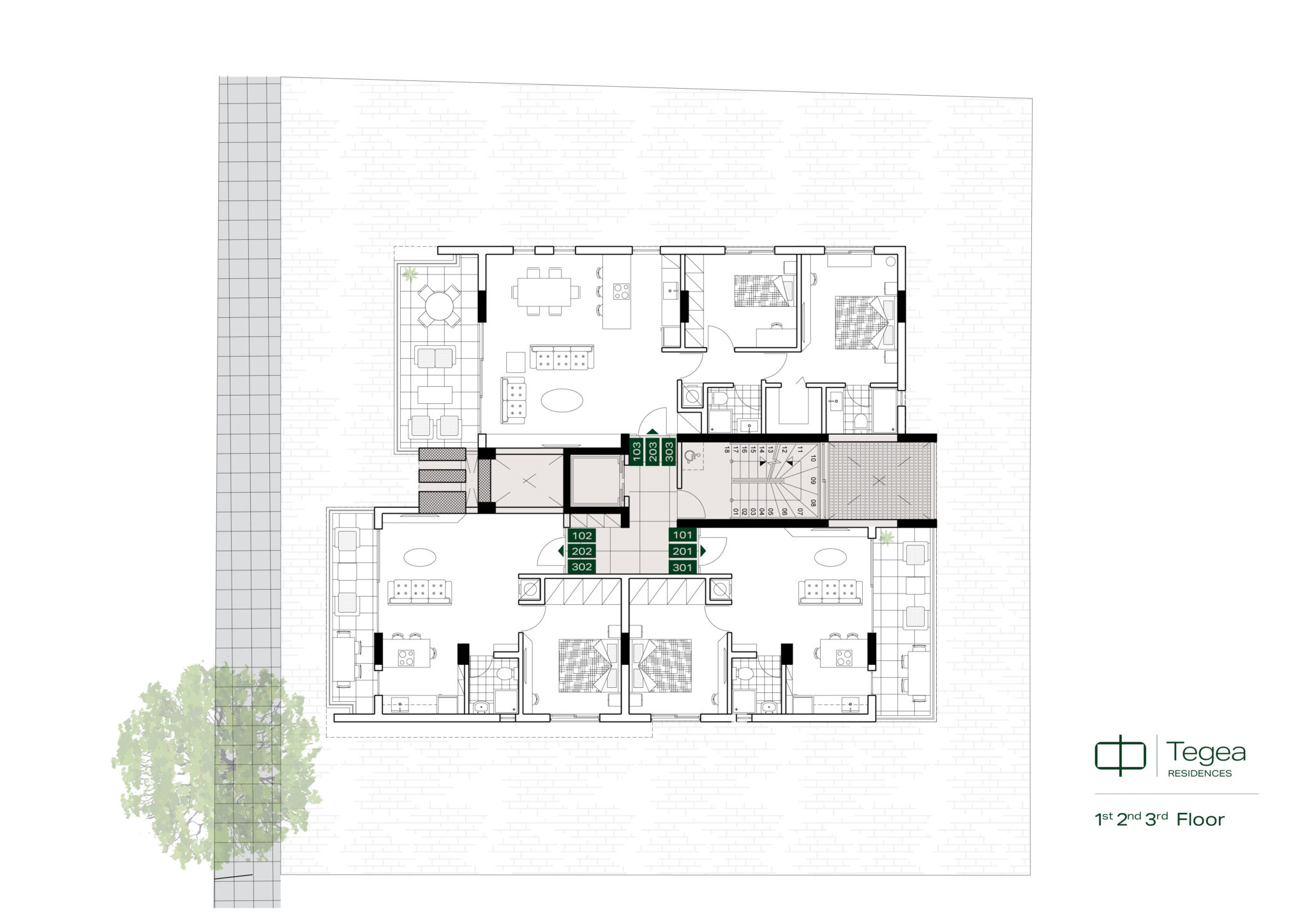 Tegea Residences - New Apartments for sale in Egkomi, Nicosia